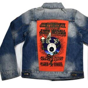 Dragonfly Clothing Youth Boys Jimi Hendrix Mayall King Flying Eye Denim Jacket